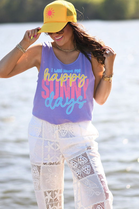 I Was Made For Happy Sunny Days Tank/Tee