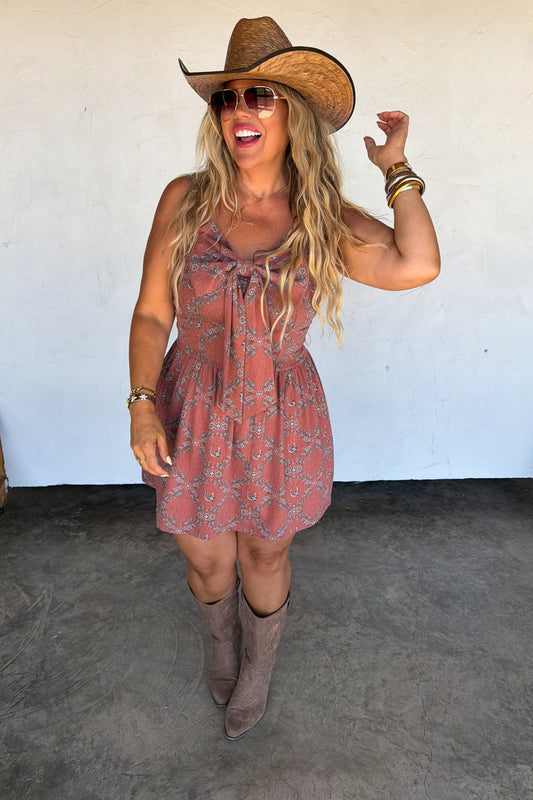 PREORDER- BRIA BOW DRESS