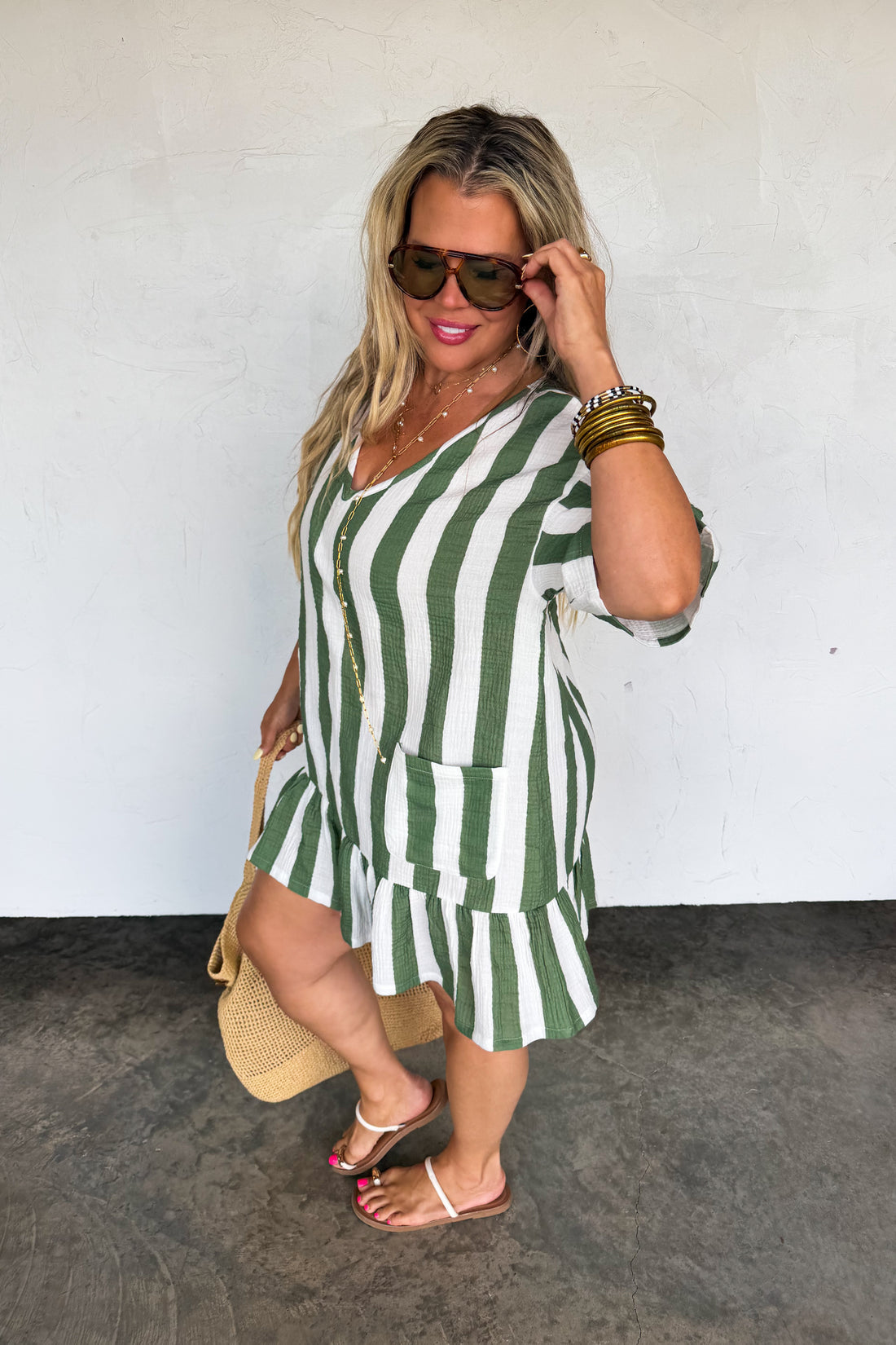 PREORDER-BY THE SEA STRIPE DRESS
