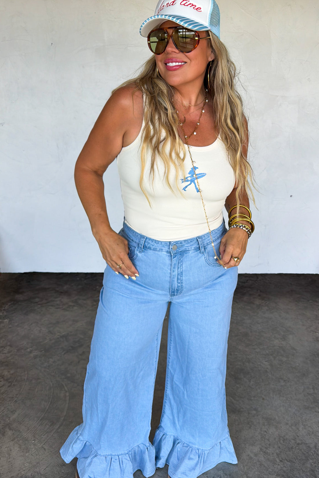 PREORDER- CALLIE RUFFLE JEANS