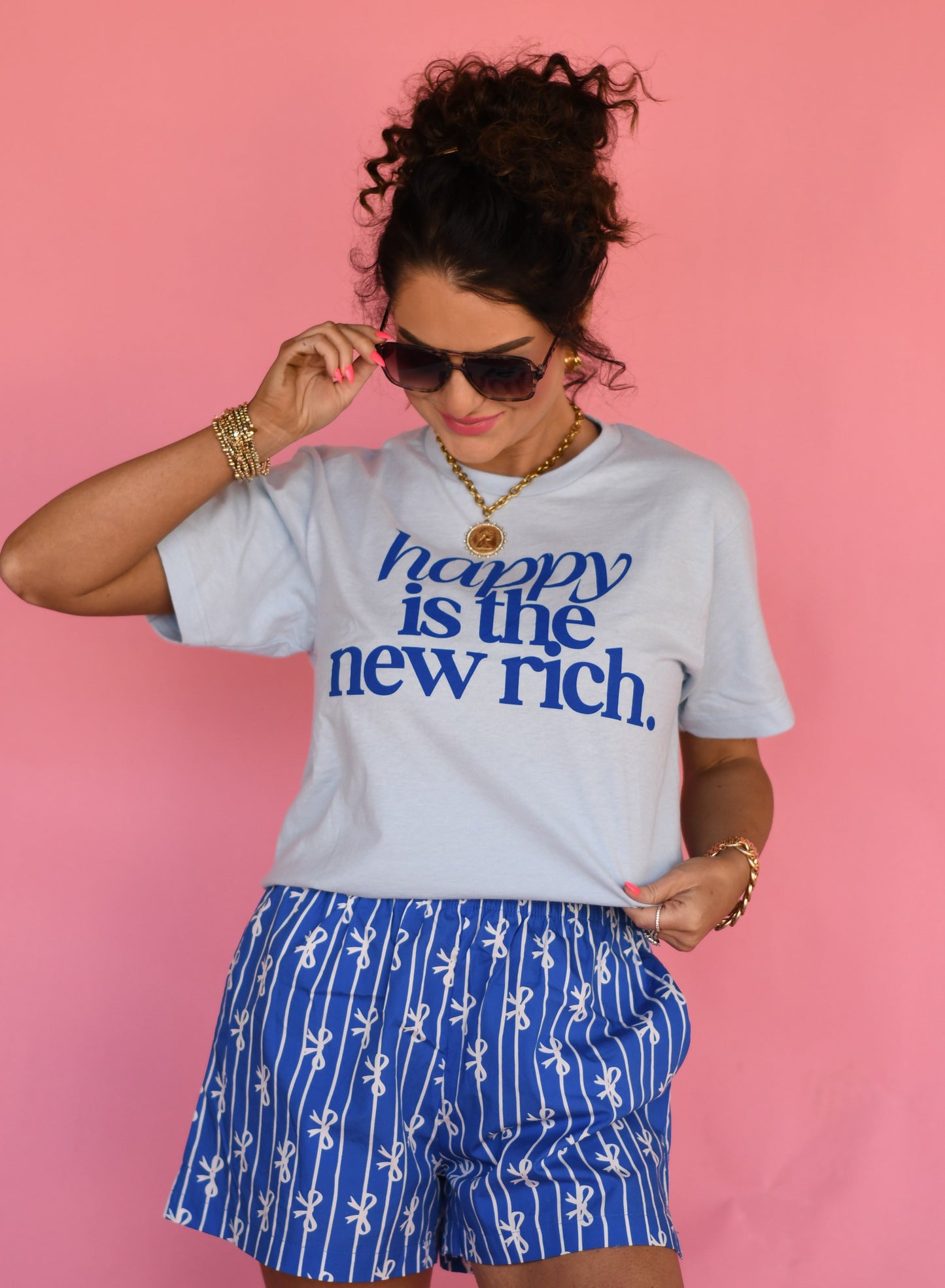 Happy Is The New Rich Tee RTS