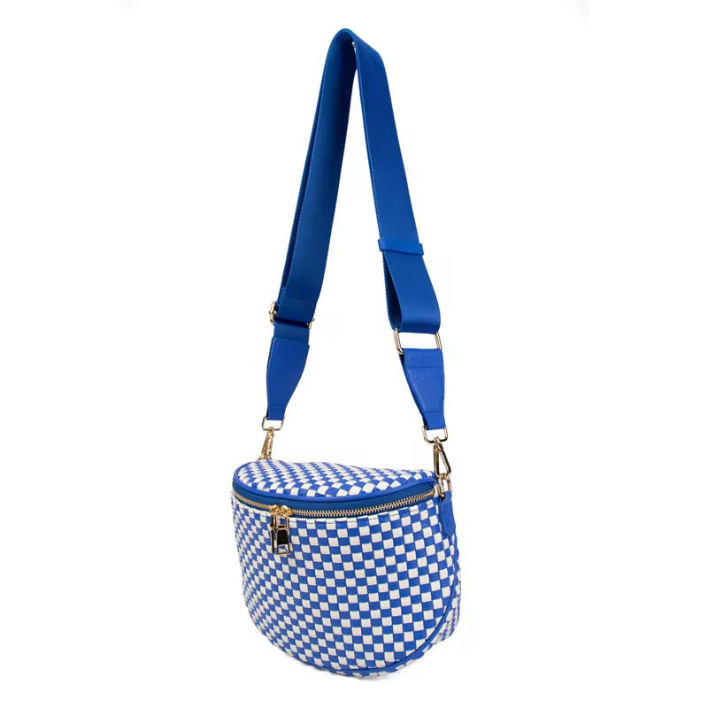 Woven Checkered Crossbody Bag *Pre Order* 22 Colors
