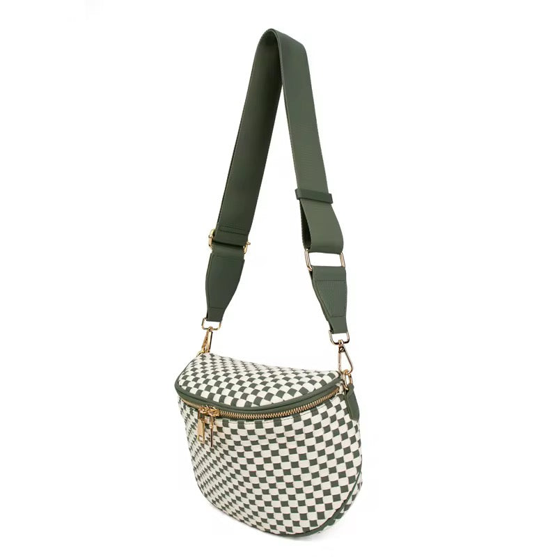 Woven Checkered Crossbody Bag *Pre Order* 22 Colors