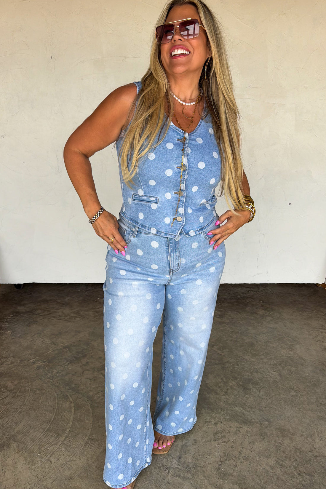 PREORDER- SPRINKLE ME DENIM VEST
