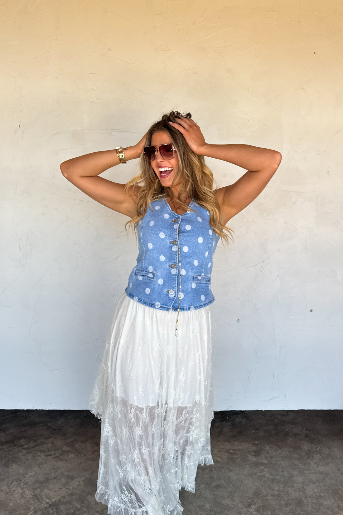 PREORDER- SPRINKLE ME DENIM VEST