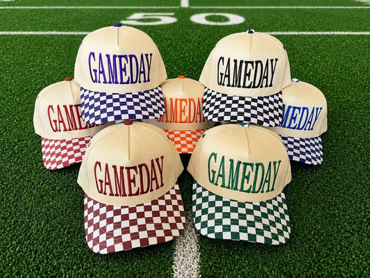 GAMEDAY Checkered Hat