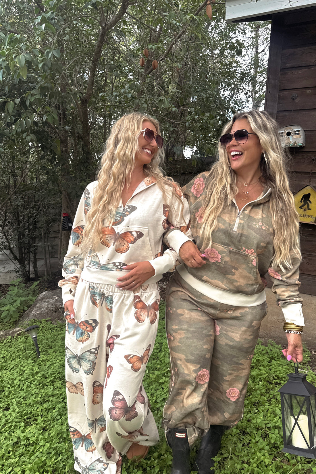 PREORDER - Camo & Butterflies Drift Away Joggers | Cozy Lounge Pants
