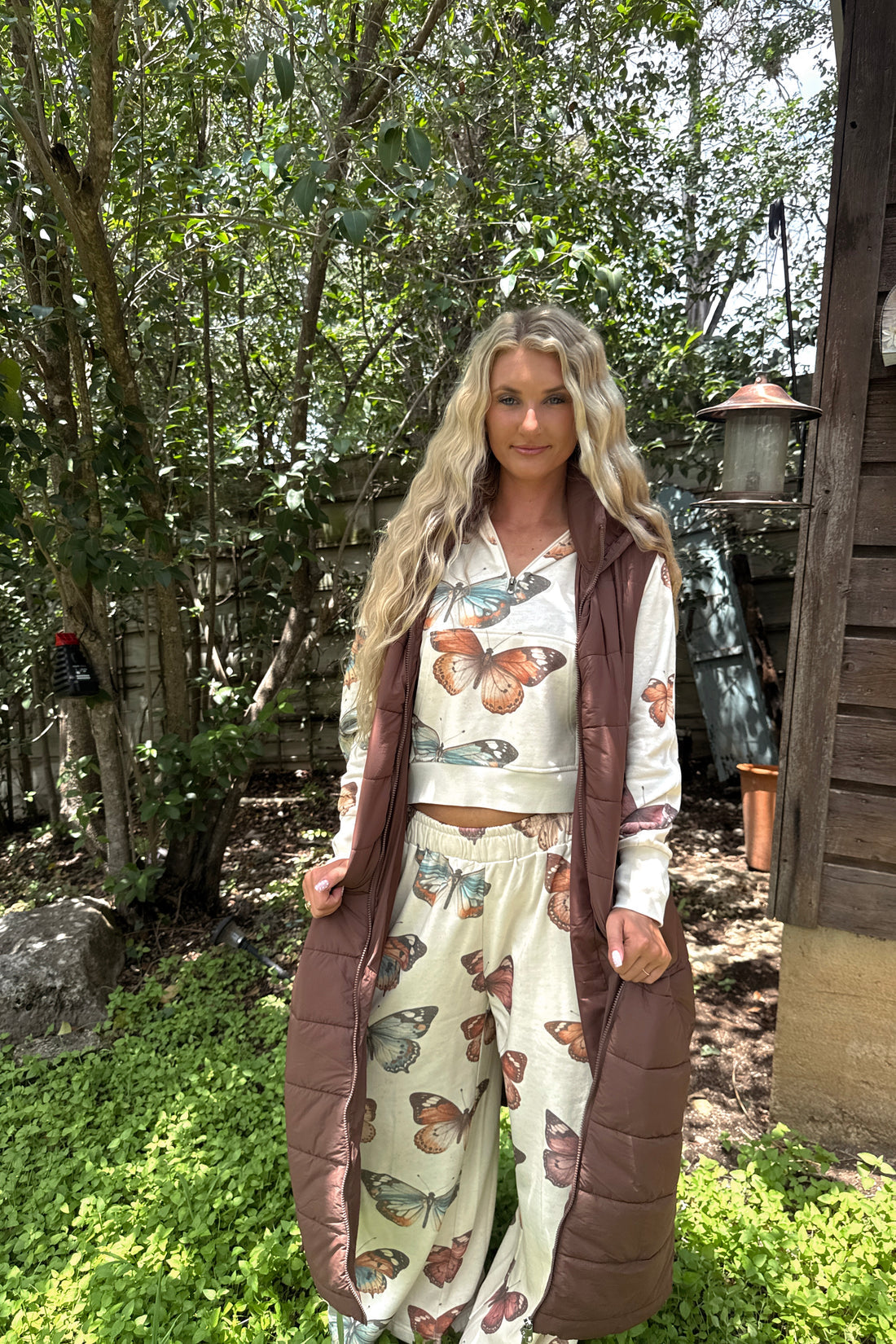 PREORDER - Wild Oak Quilted Puffer Vest | Pink Longline Vest