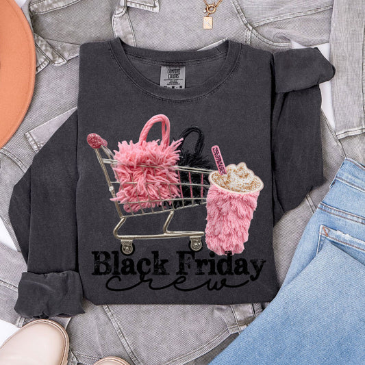 Faux Yarn Black Friday Crew Tee
