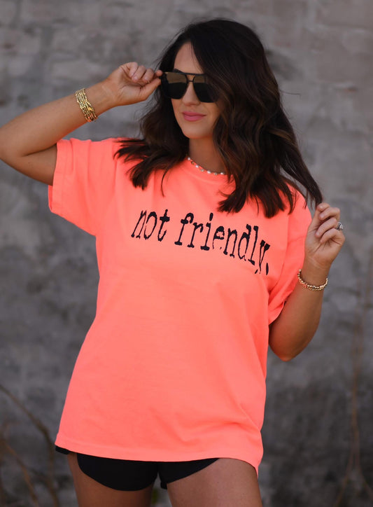 Neon Not Friendly Tee