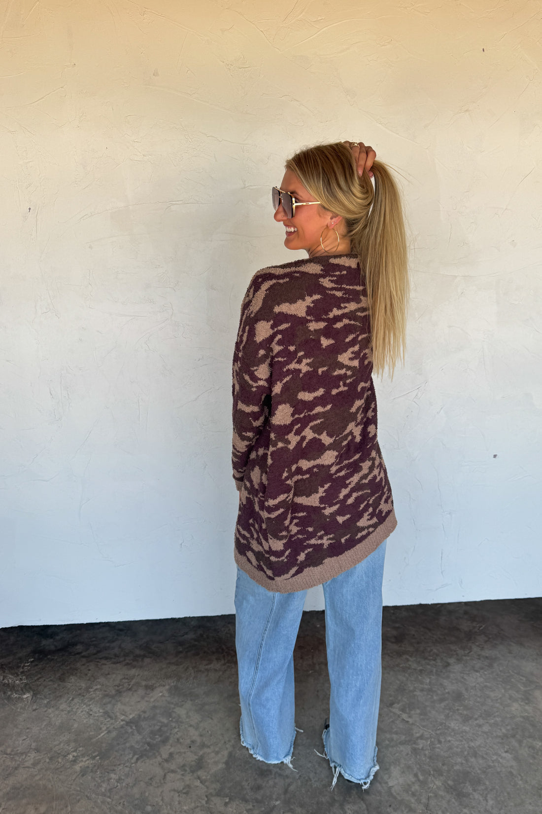 PREORDER- CAMO CLOUD CARDIGAN