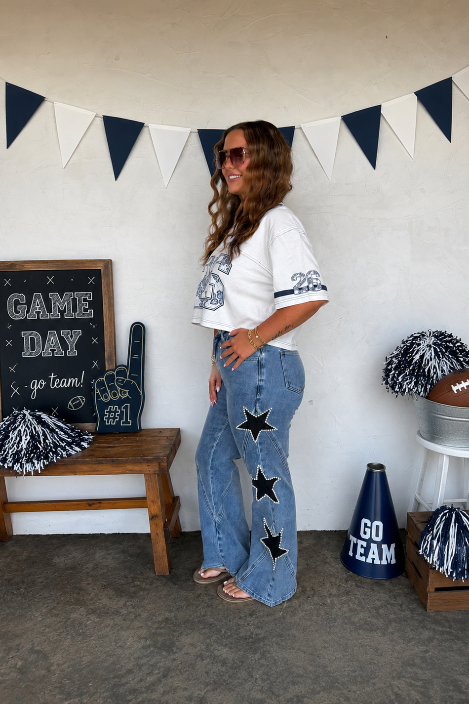 PREORDER- SIDELINE STAR JEANS