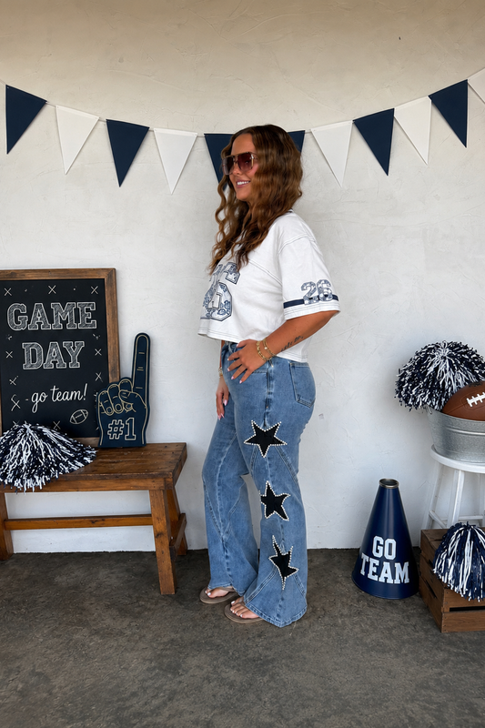 PREORDER- SIDELINE STAR JEANS
