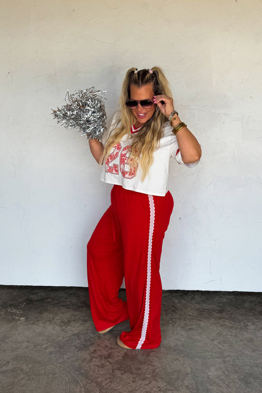 PREORDER- RALLY GIRL TRACK PANTS