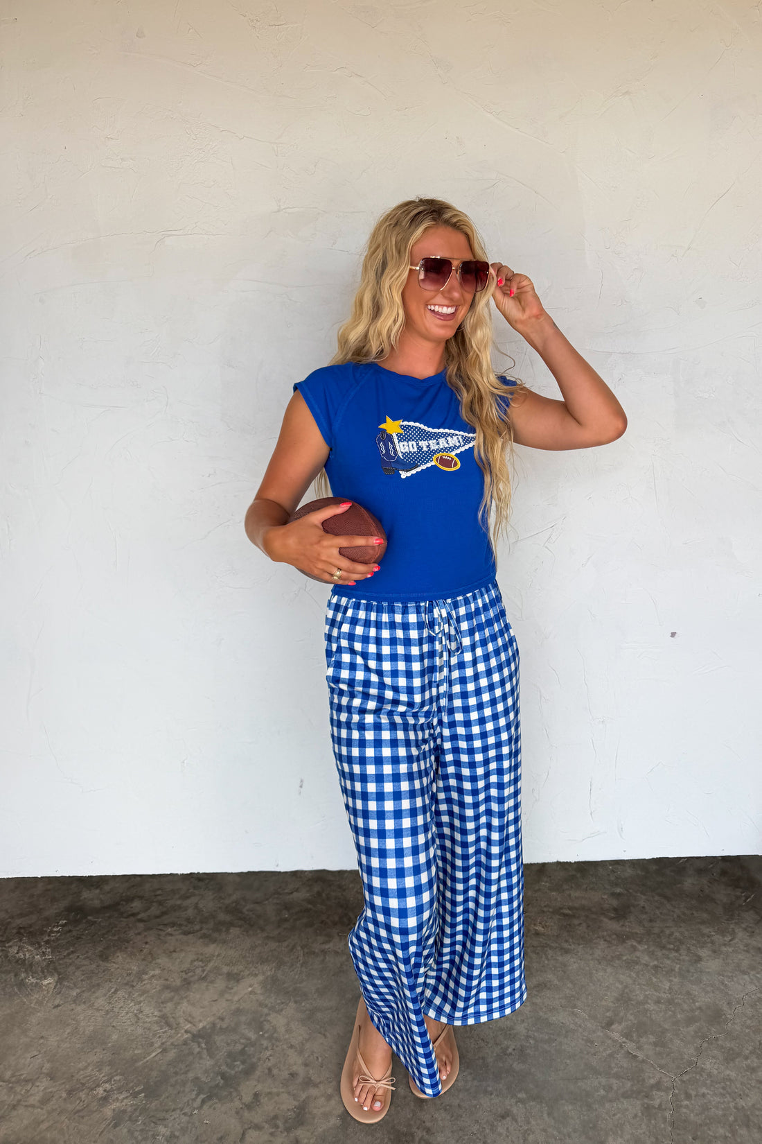 PREORDER- GAME DAY HADDIE WIDE LEG PANTS