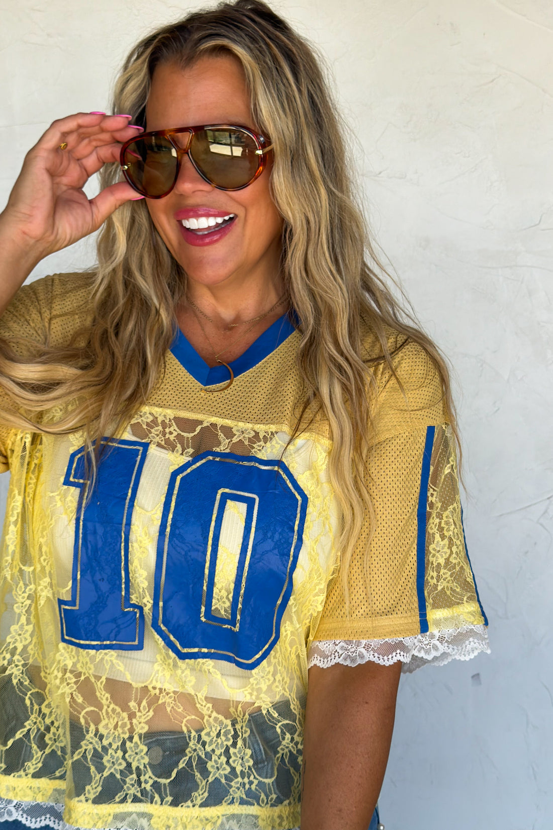 PREORDER- BLEACHER BABE LACE JERSEY
