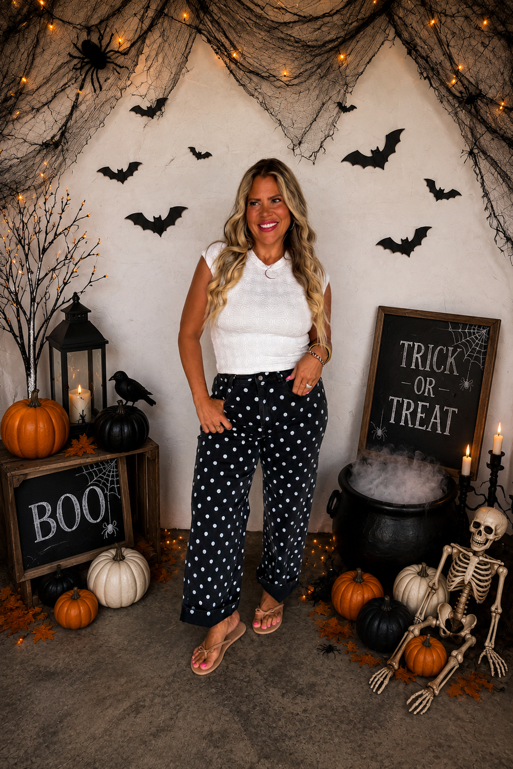 PREORDER- HOCUS POCUS DOT JEANS