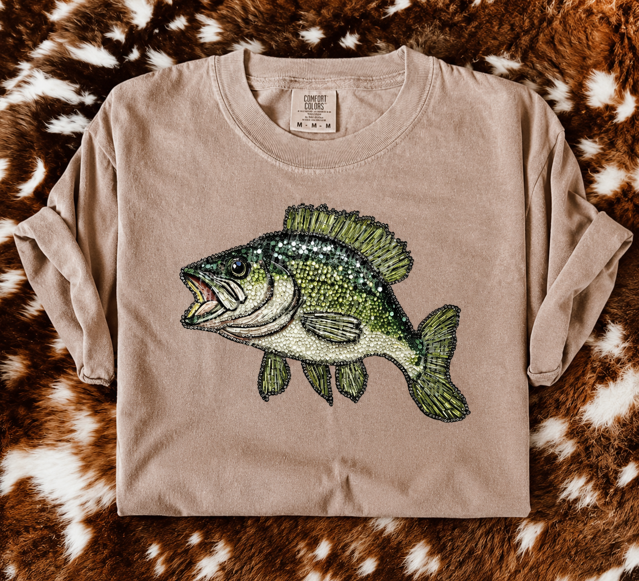 Custom Faux Rhinestone Bass Tee/Sweatshirt