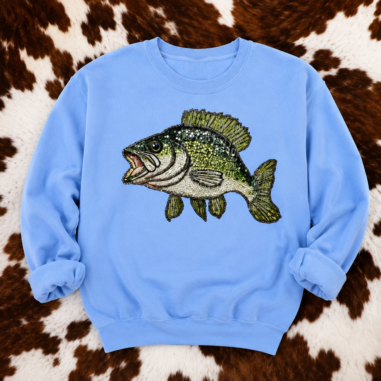 Custom Faux Rhinestone Bass Tee/Sweatshirt