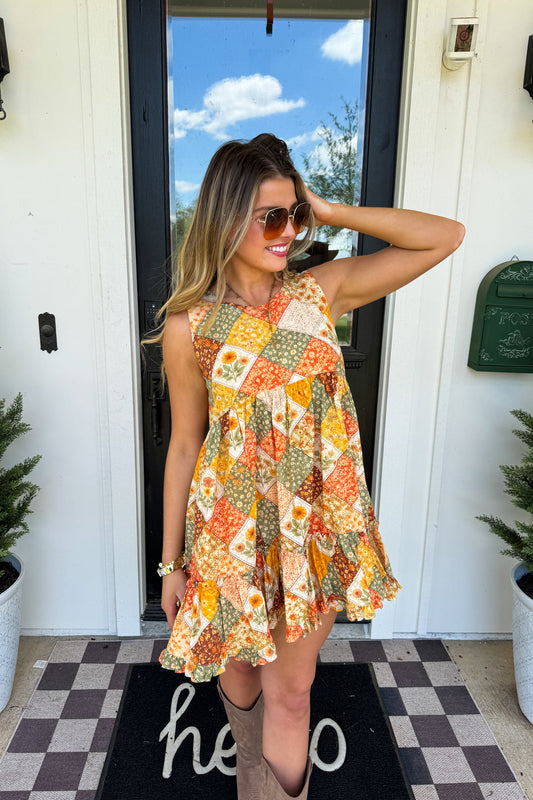 PREORDER- HARVEST & GINGHAM DRESS