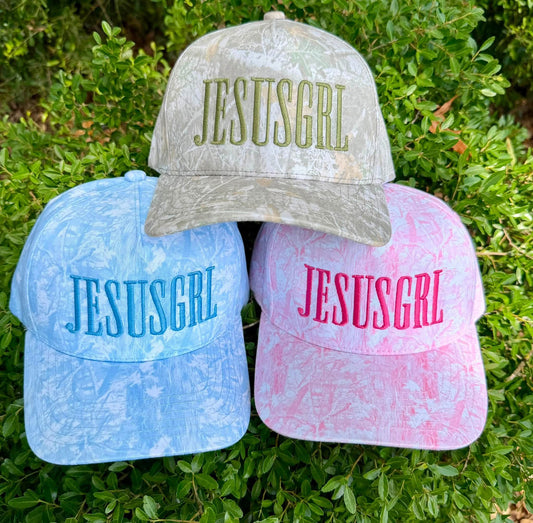 JESUSGRL Camo Hats