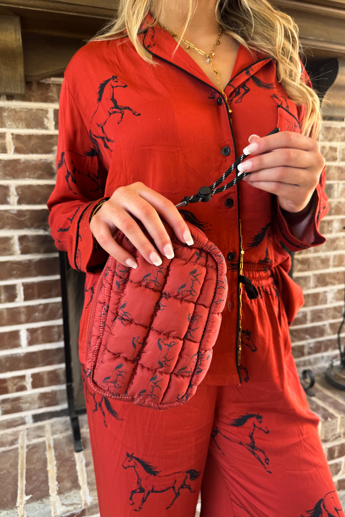 PREORDER- WESTERN MINI PUFF CLUTCH BAG