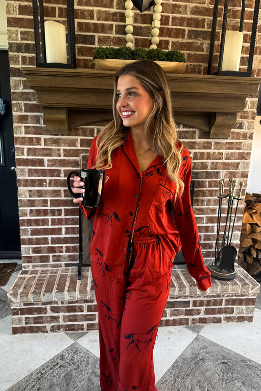 PREORDER- WESTERN NIGHTS LUXE PJ SET