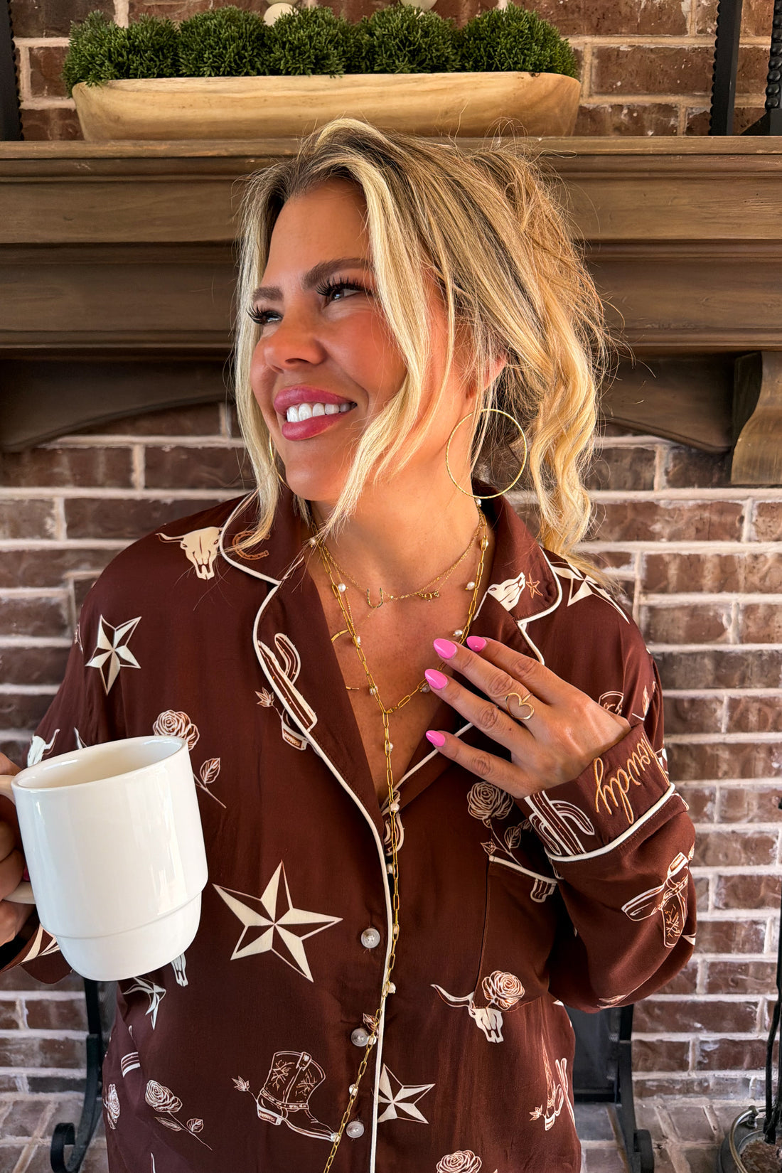 PREORDER- WESTERN NIGHTS LUXE PJ SET