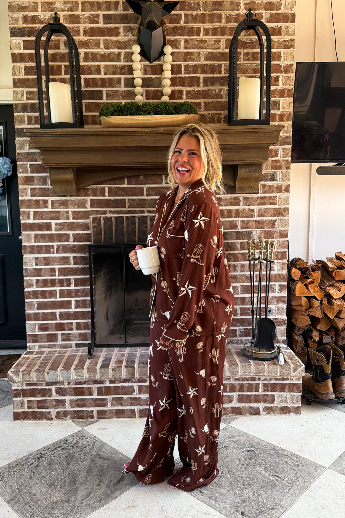 PREORDER- WESTERN NIGHTS LUXE PJ SET