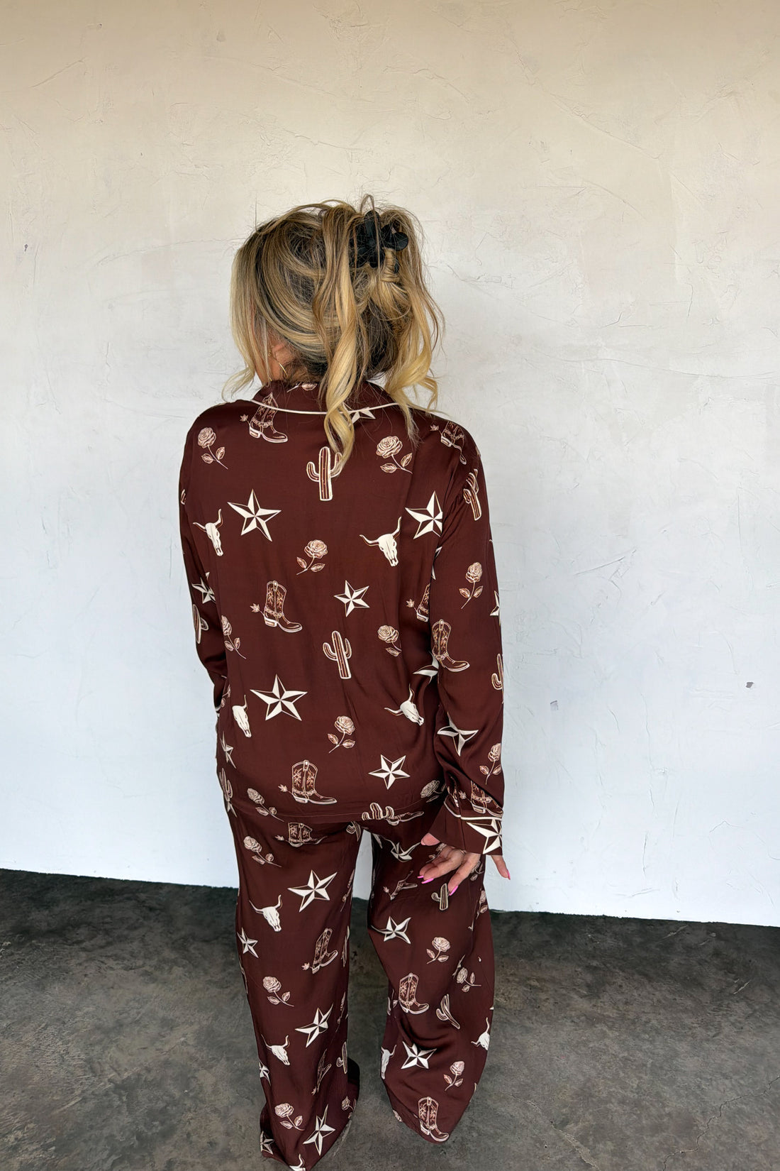 PREORDER- WESTERN NIGHTS LUXE PJ SET