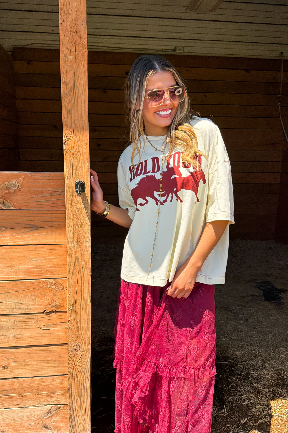 PREORDER- HOLD YOUR HORSES TEE