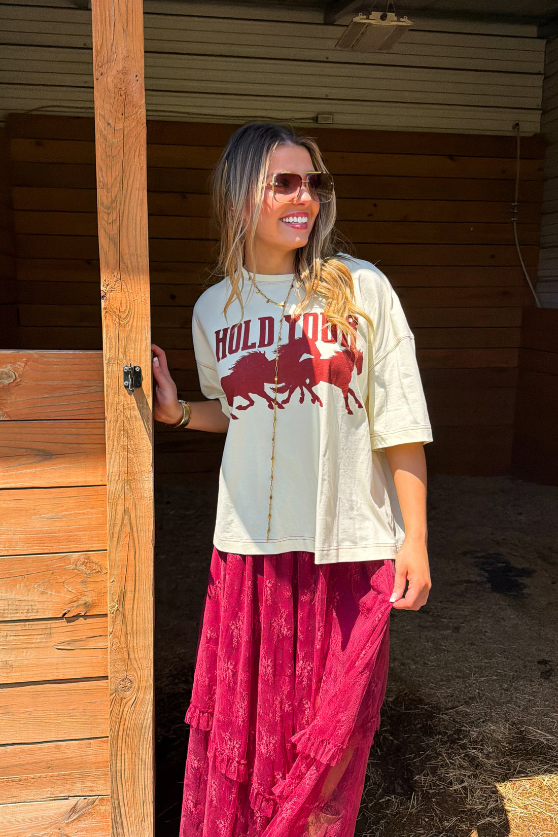 PREORDER- HOLD YOUR HORSES TEE