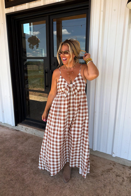 PREORDER- WESTERN CHARM MAXI DRESS