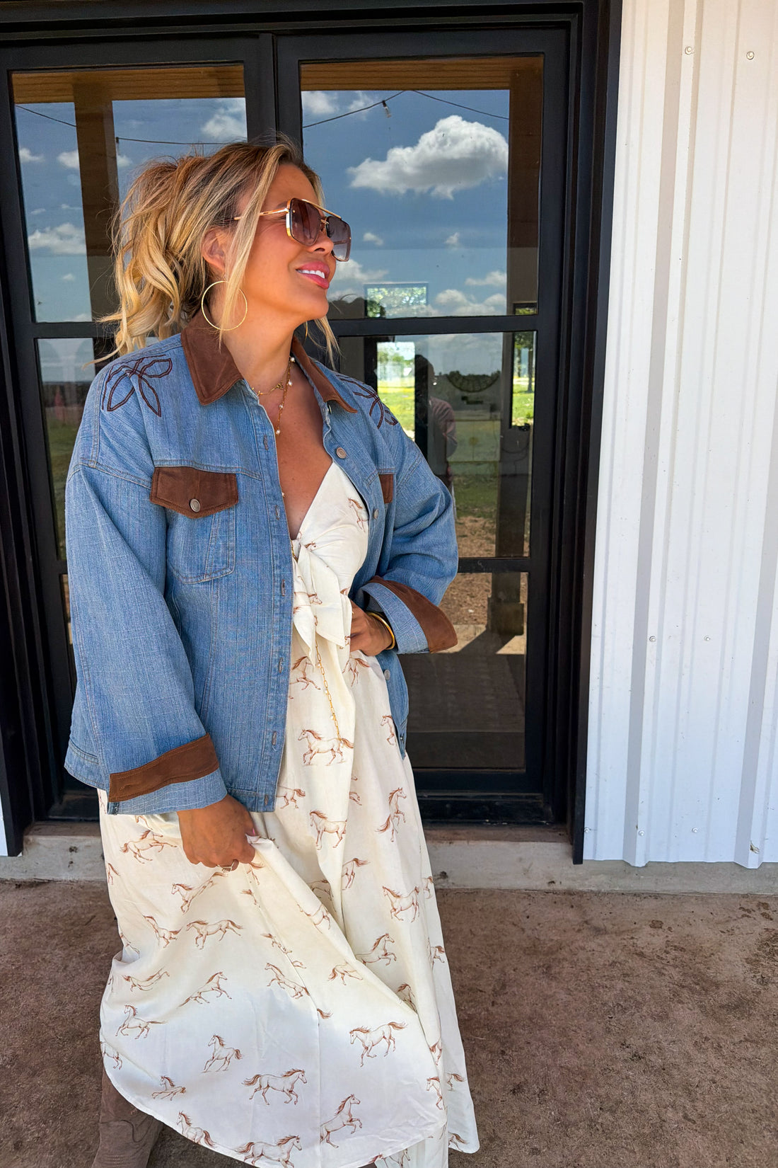 PREORDER- COWBOY ROMANCE DENIM JACKET