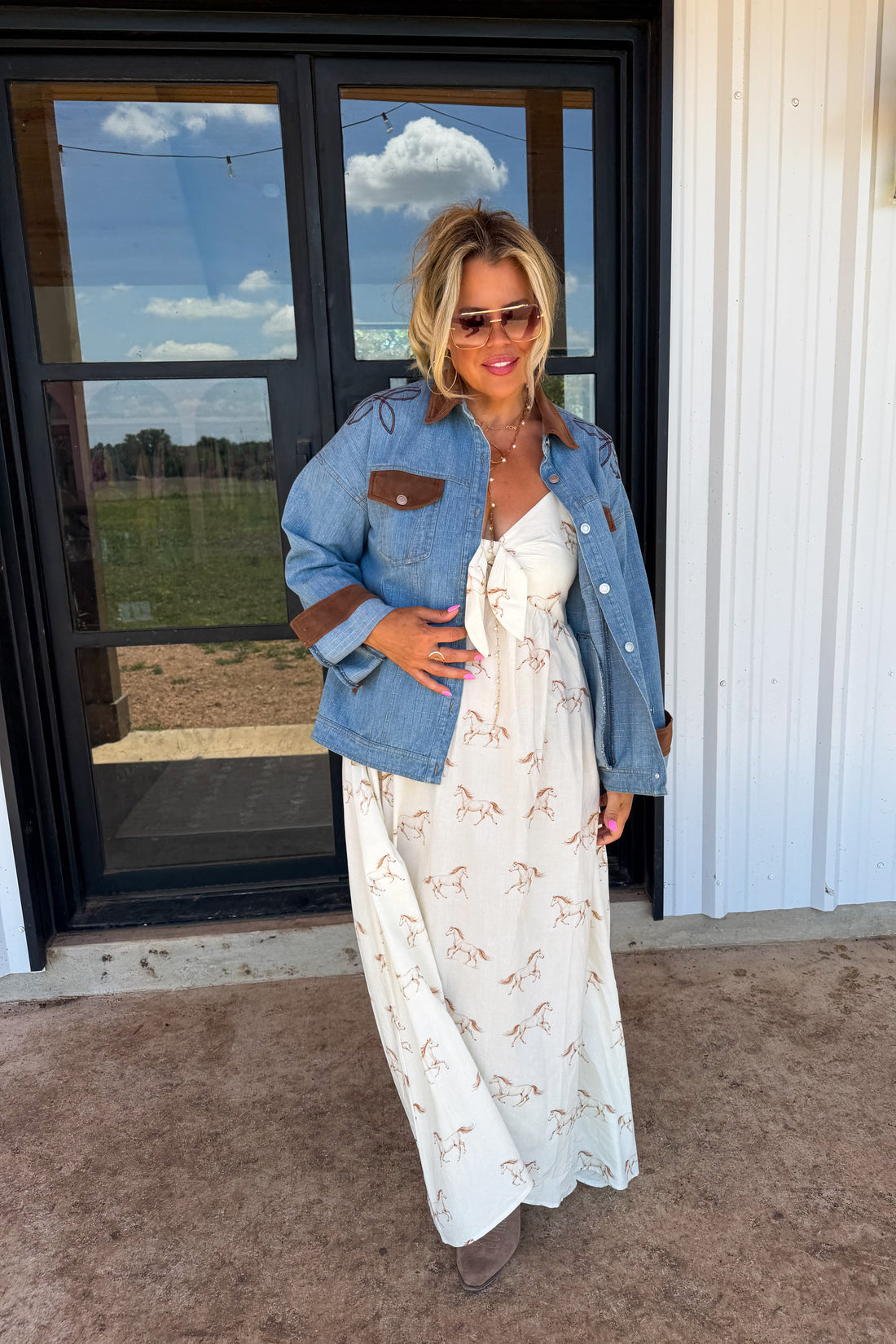 PREORDER- COWBOY ROMANCE DENIM JACKET