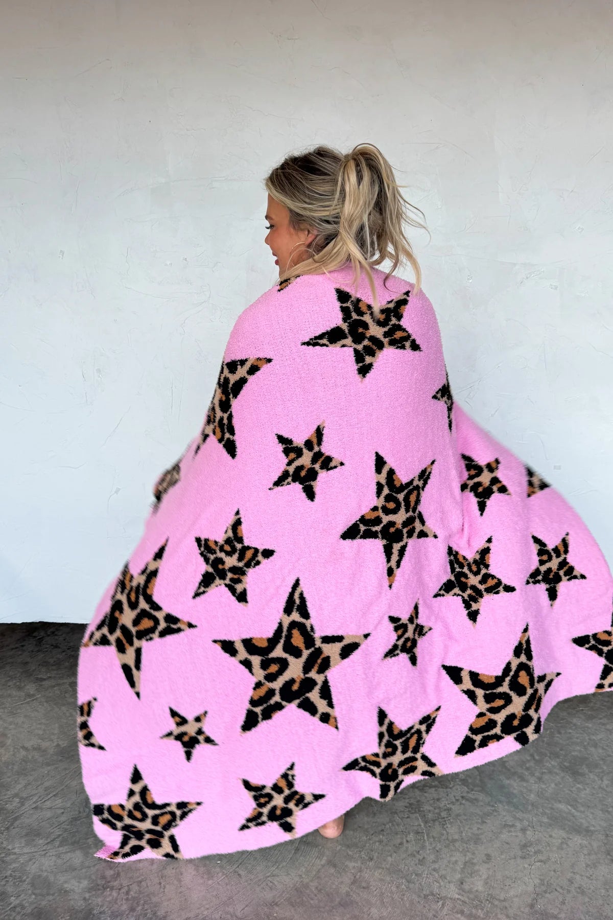 CHEETAH & STAR CLOUD BLANKET