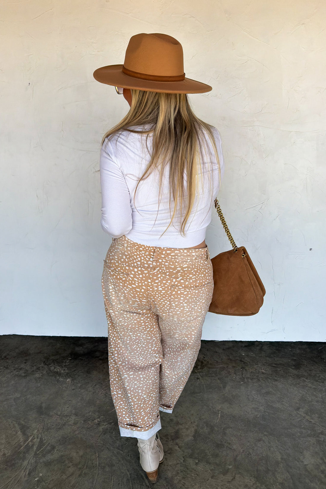 PREORDER- WILD FAWN BARREL JEAN