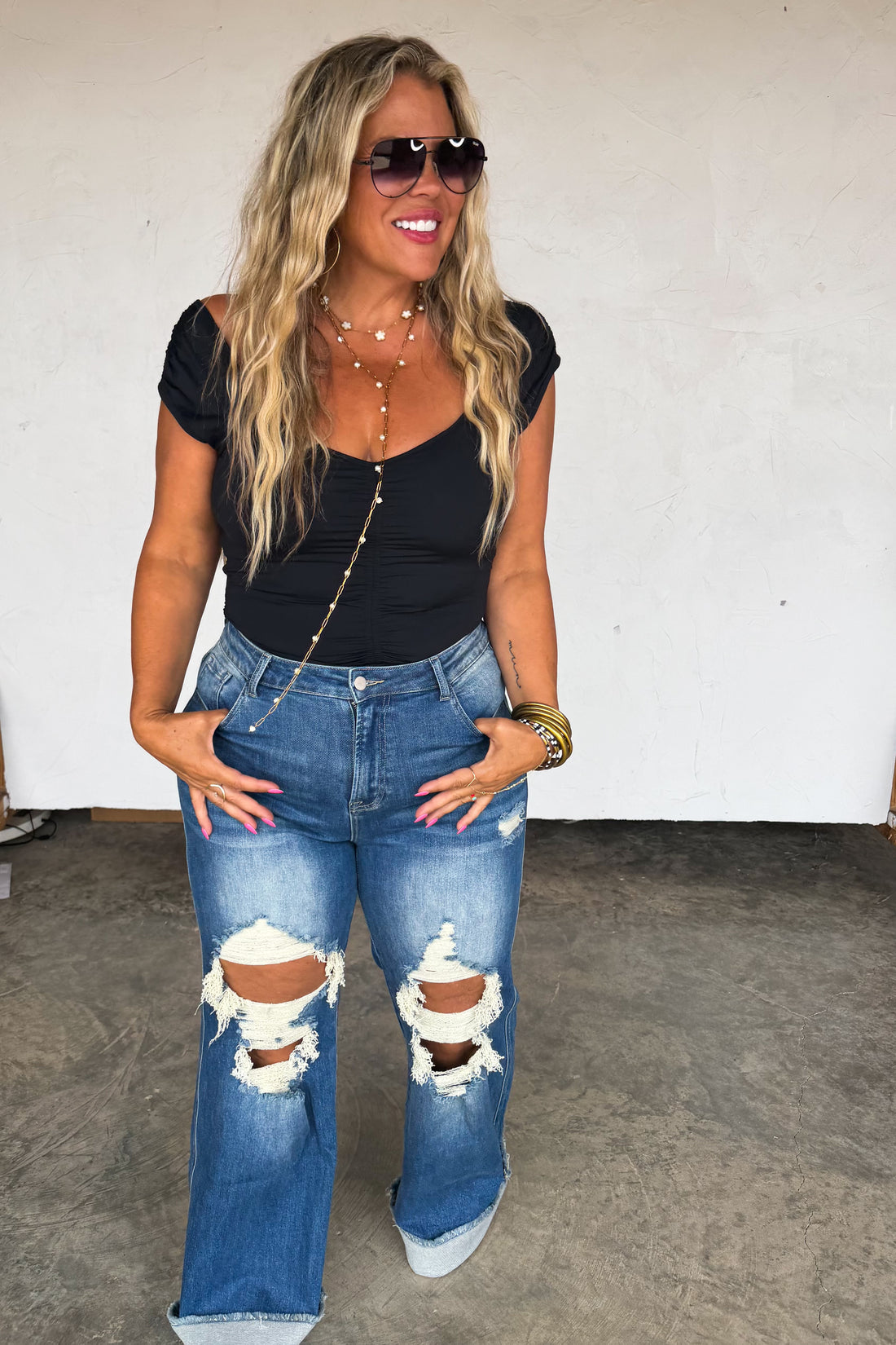 PREORDER- BLAKELEY DISTRESSED JEANS