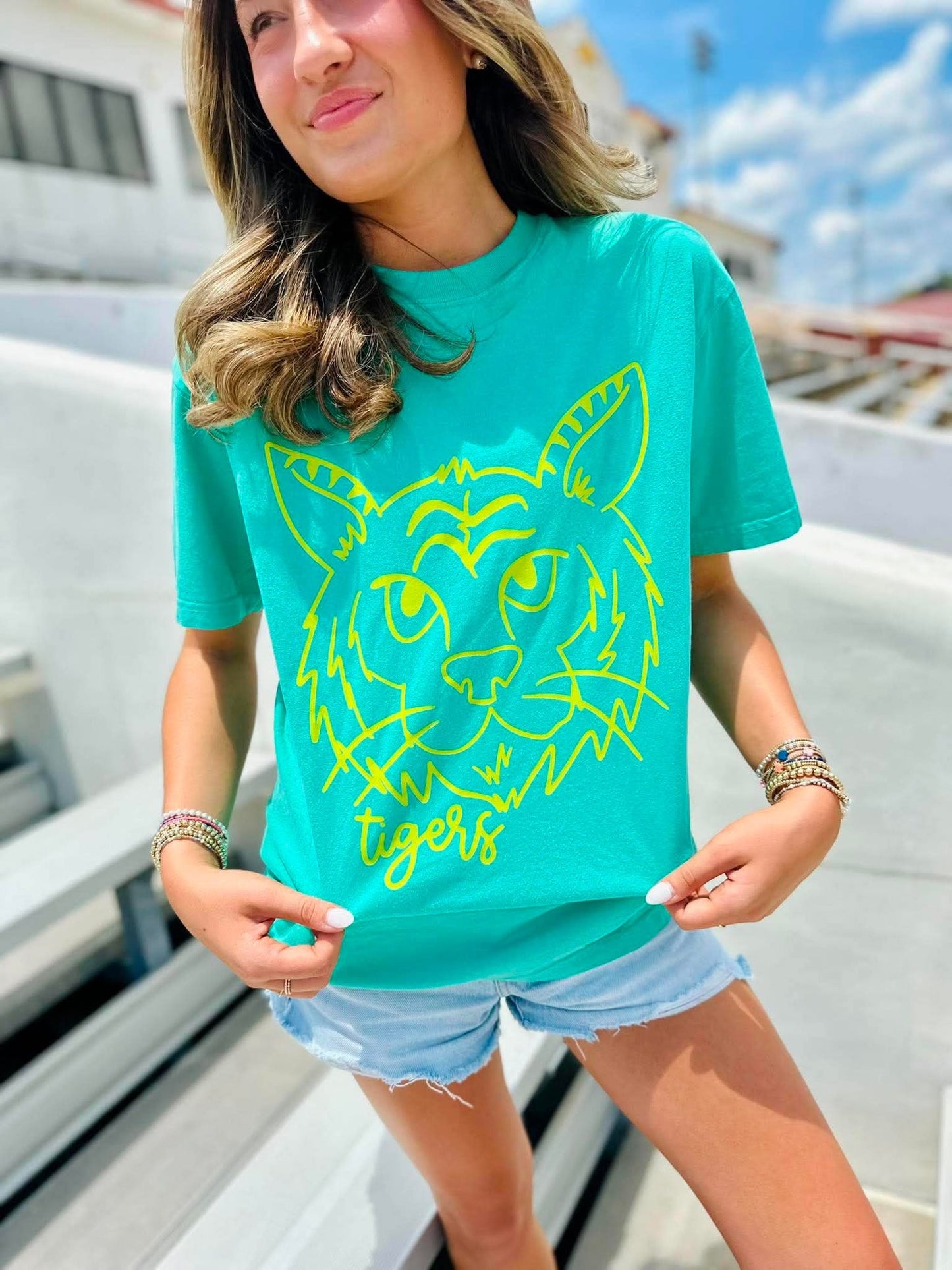CUSTOM MASCOT SKETCH GRAPHIC TEE