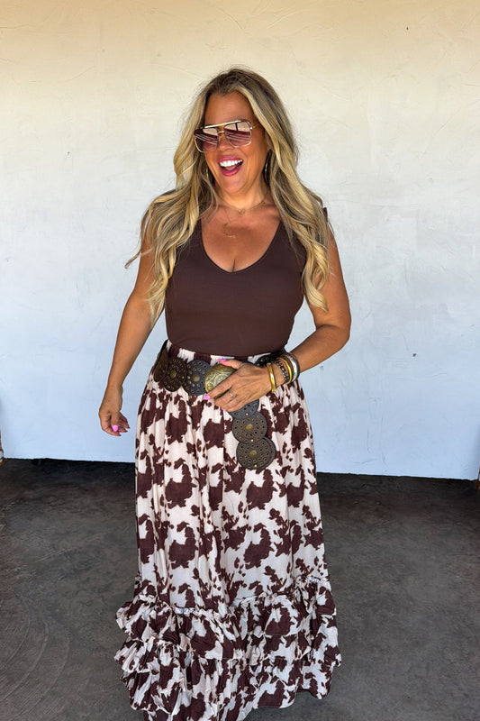 PREORDER- WANDER WEST MAXI SKIRT