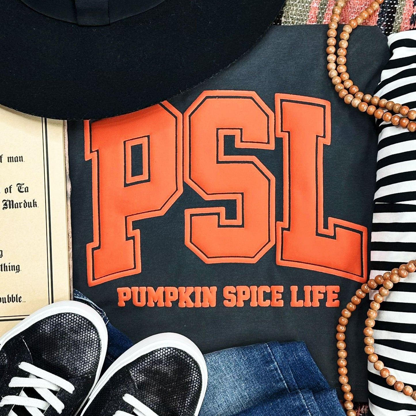 Pumpkin Spice Life PUFF Tee
