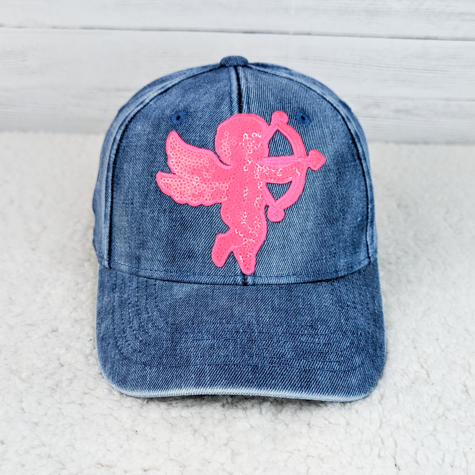 Sequin Cupid Neon Foam Trucker Hat {3 Color Options}