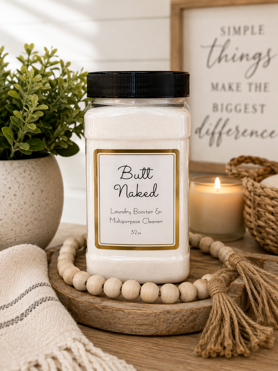 Butt Naked Laundry Booster & Multipurpose Cleaner