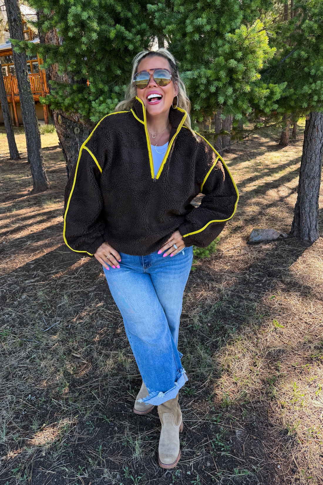 PREORDER- AFTER SUNSET QUARTER ZIP PULLOVER