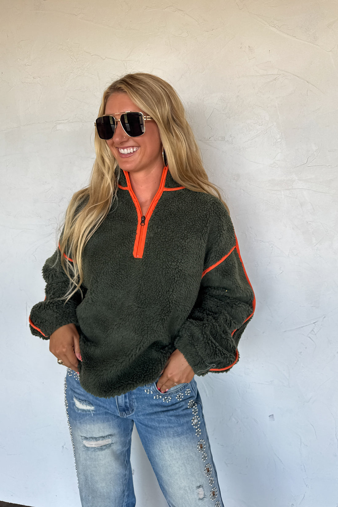 PREORDER- AFTER SUNSET QUARTER ZIP PULLOVER