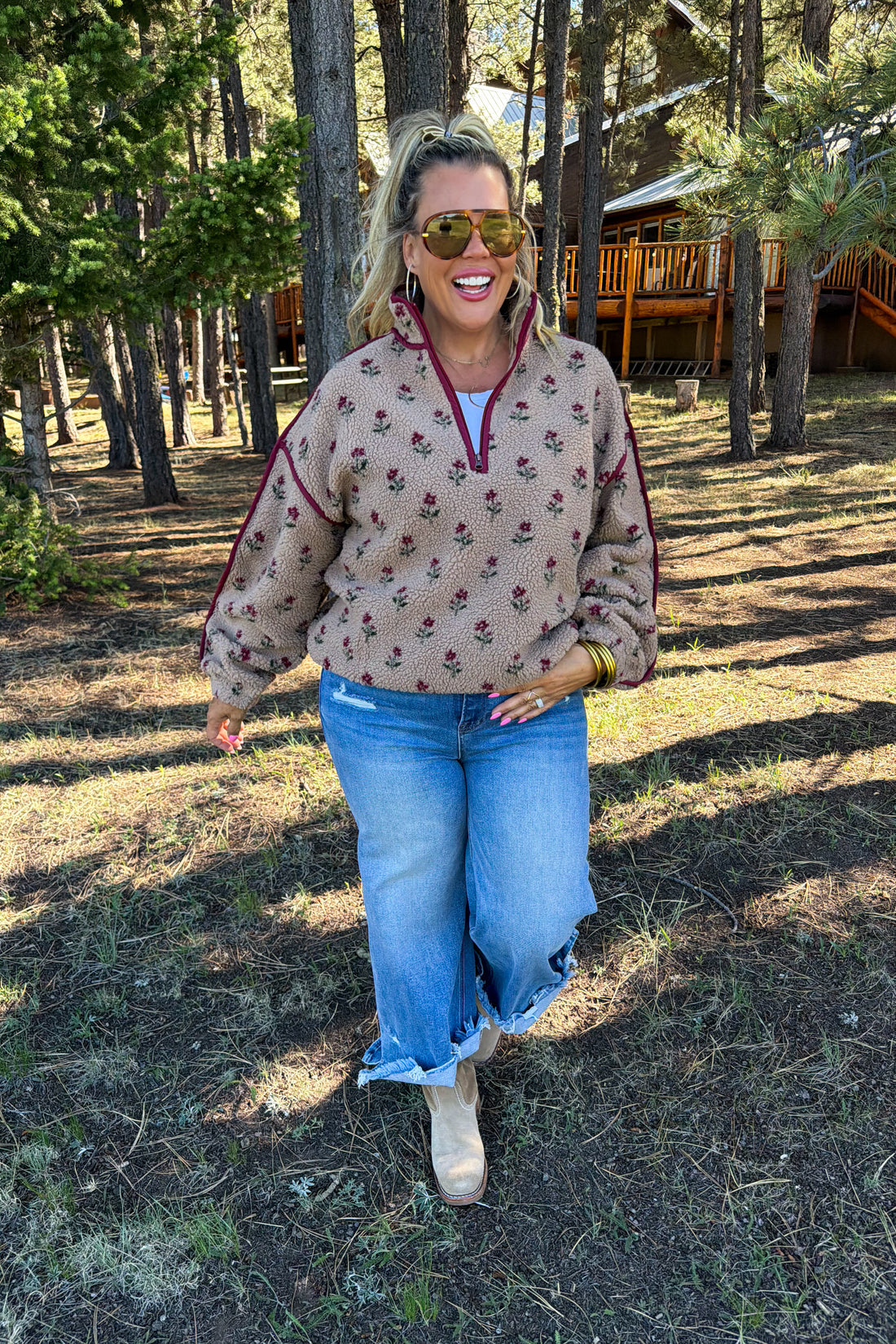 PREORDER- AFTER SUNSET QUARTER ZIP PULLOVER