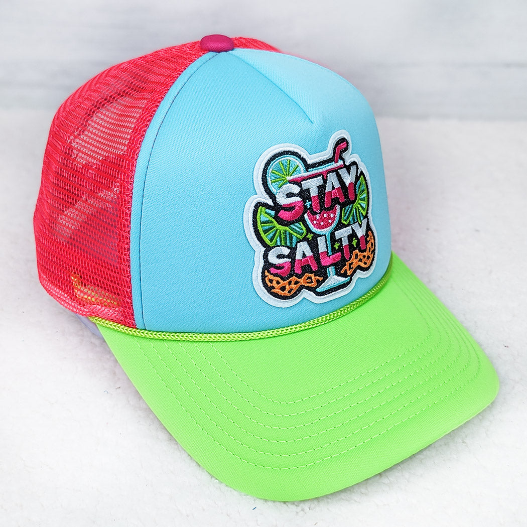 Stay Salty Tri Color Trucker Hat