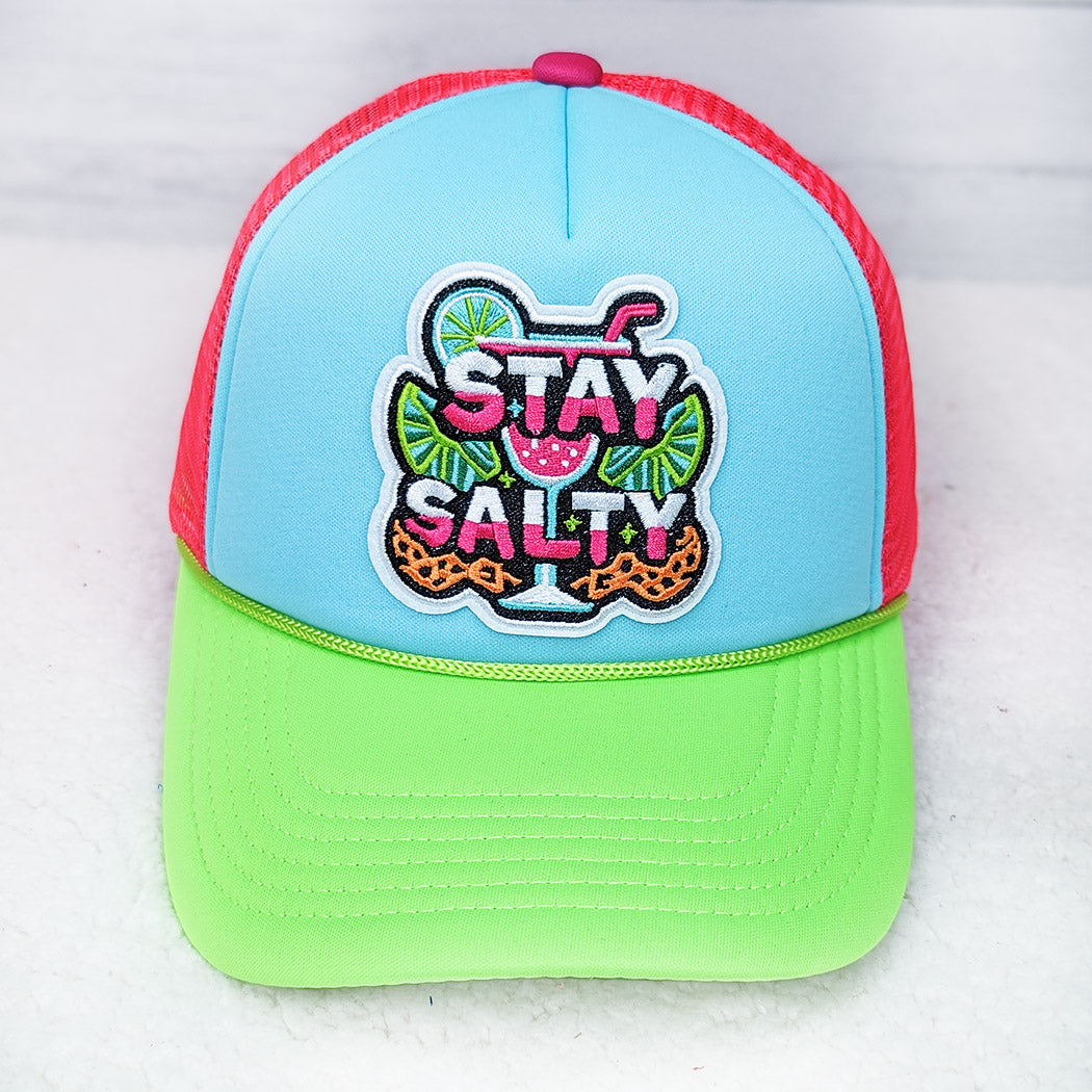 Stay Salty Tri Color Trucker Hat