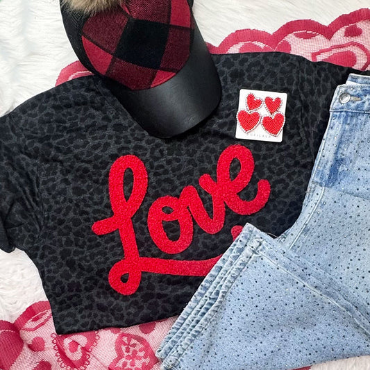 Red Love Fluffy Tee