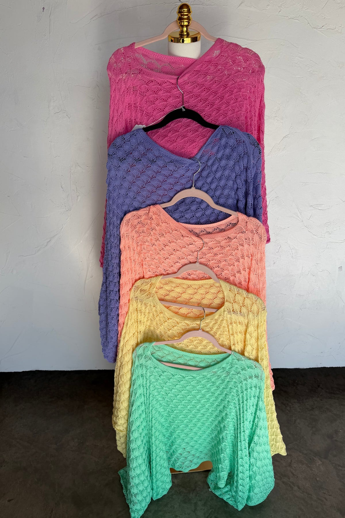 Free Spirit Bell Sleeve Top | Crochet Knit Pullover